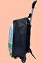 Kindergarten Nursery Children's 3D Colorful Bluey Printed School Bag and Backpack with Squeegee Wheels - 4