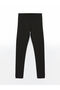 Black Extra Tight Fit Women's Sports Leggings with Elastic Waist - 6