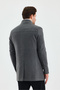 Men's Gray Color Cashew Coat - 7
