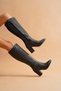 Women's Thick Heeled Zippered Daily Stylish Boots - 3