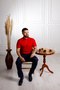 Premium Polo Collar Regular Fit (Classic Fit) Textured 100% Mercerized Cotton Red T-Shirt - 7