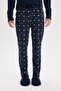 New Year's Themed Pajamas Set Crew Neck Long Sleeve Top Long Bottom D8220Ax24Wn - 7