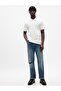 Men's White Pique Polo Neck T-Shirt