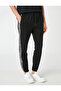 Jogger Sweatpants with Shawl Motif, Lace Waist, Pocket - 3