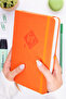 Kr Academy English Timeless Planner Agenda - Orange (Mini Notepad + Sticker Gift) - 2