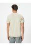 Crew Neck Slim Fit Cotton T-Shirt - Printed and Short Sleeve - 4