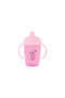 Life Enjoy Non-Spill Drinking Cup 240 ml & Colorful Straw Cup 350 ml Set (Pink) - 3