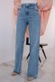 By-1240 Penolope Women's Mund Natural Wide Leg Jeans Stone High Waist Boyfriend Loose Denim Pants - 3