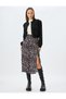 A-Line Long Skirt with Slit Detail