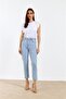 High Waist Indigo Jeans - Boyfriend Mom Jean - 3