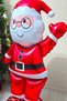 Giant Santa Claus Foil Balloon Standing on the Floor 155cm Santa Claus Christmas Balloon - 4