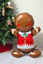 Big Footed Cookie Man Foil Balloon 120cm Self Standing Christmas Balloon