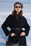Long Felt Coat Black - 5
