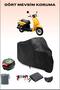 Black Honda Today 50 Rear Bag Compatible Motorcycle Tarpaulin Waterproof Durable Fabric