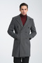 Men's Thick Double Breasted Coat-Overcoat Regular Fit - 7