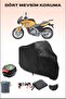 Black Bmw F 650 Cs Rear Bag Compatible Motorcycle Tarpaulin Waterproof Durable Fabric