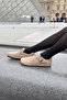 Oxford Genuine Suede Cork Sole Sheepskin Shoes