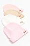Baby Wooden Emblem 4-Piece Cotton Beret - 2