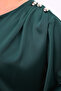 Women's Plus Size Metal Button Detail Blouse 1862-25 - 6