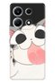 Infinix Note 30 Case with Camera Protection Silicone Pictorial Uv Cover Fat Cat
