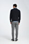 Men's Winter Regular Fit Polo Neck Basic Sweatshirt - 4