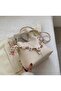 Ymzbag Cream Soft Leather Bag with Scarf and Chain Accessories Cream - 3
