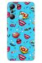 Infinix Hot 20I Case Silicone Patterned Illustrated Uv Cover Kiss Me Woww