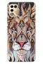 Infinix Hot 11 Play Case Silicone Moderna Illustrated Patterned Lion Mandala