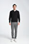 Men's Winter Regular Fit Polo Neck Basic Sweatshirt - 2