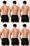 6 Pack Cotton Men's Curled Waist Opened Boxer 2302 - 2