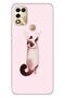 Infinix Hot 11 Play Case Silicone Moderna Illustrated Patterned Siamese Cat