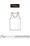 Özkan 0058 Men's 100% Cotton Flexible Comfortable Cross Back Athlete Undershirt - 3