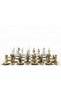 Wooden Chess Board and Metal Chess Pieces Easy to Carry Small Size Chess Set - 5