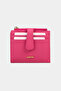 9739 Genuine Leather Special Design Zippered Women's Wallet Pink - 2