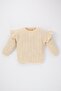 Baby Girl Crew Neck Sweater A7043A523Wn