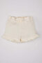 Baby Girl Comfort Fit Waffle Shorts A8043A523Sm