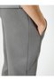 Jogger Sweatpants with Lace Waist and Pocket Detail - 5