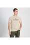 All Terrain Gear Regular Fit Normal Cut Crew Neck 100% Cotton Beige T-Shirt