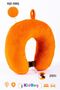 Plush Neck Pillow for Adults Plush Travel Pillow Silicone Hard Suitcase with Snap Fasteners - 2