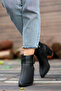 Eldor 001 Belt Detail Heeled Boots - 7