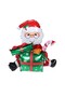 Sitting Gift Boxed Santa Claus Foil Balloon Christmas Foil Balloon - 3