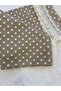 Beige and White Picnic Mat - Stain-Proof, Polka Dot Pattern, Tableware Cloth, 160X160 - 6