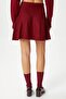 Women's Hope Sweater Skirt Bottom Top Burgundy Knitwear Set - 4