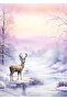 Kuromi54 20 Pieces of Animal Scenery Santa Claus Patterned A4 Cute Activity Letter Paper Illustrated A4 - 4