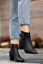Eldor 001 Belt Detail Heeled Boots - 6