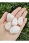 Crystal Quartz Tumbled Natural Stone Tambourine