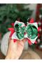 Luxury Design Ornate Large Metal Candy Cane Brooch Layered Bow Christmas Christmas Brooch Automatic - 5