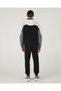 M Lw Fleece Regular Hoodie Sweatshirt S242090 Men's Hooded Sweatshirt Black - 4