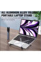 Portable Laptop Folding Adjustable Aluminum Computer Pc Tablet Stand Notebook Tablelaptop - 4
