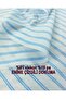 Vizkon Synthetic Fine Woven Blue White Transverse Stripes (Width 140 cm X Length 150 cm) - 5